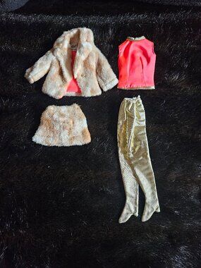 Barbie 1969/1970 Outfit #1493 "Fab Fur" Original Vintage Excellent Condition